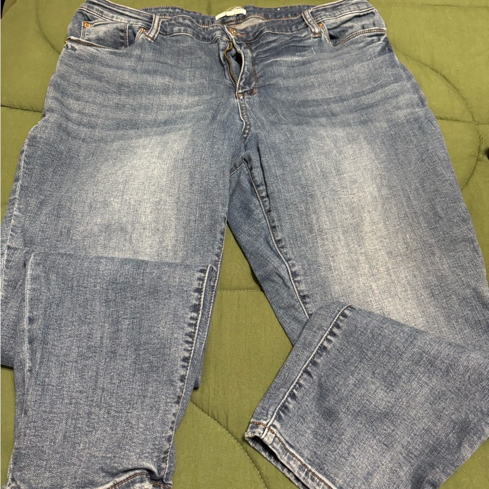 STS Blue Darren Mid Rise Women's Straight Leg Jeans in Light Blue